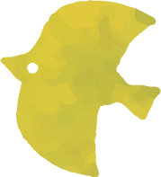 黄色の鳥のイラスト