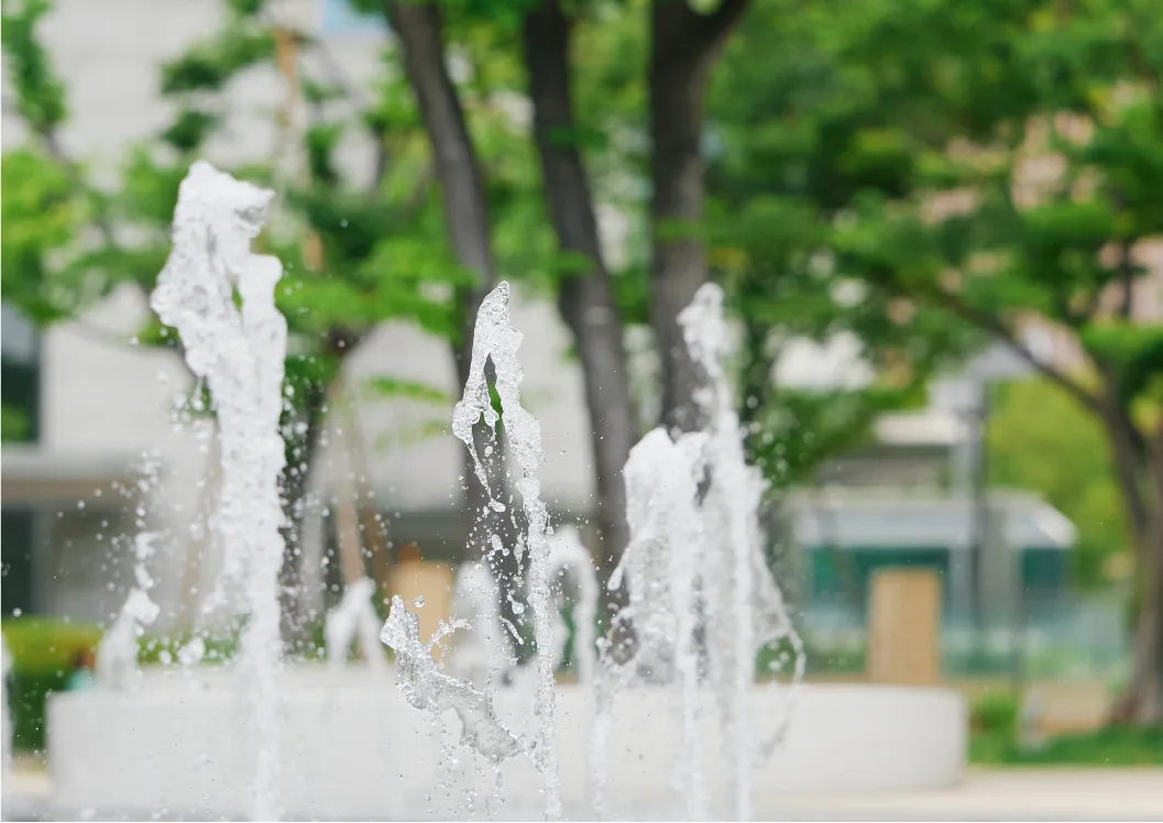 噴水の写真